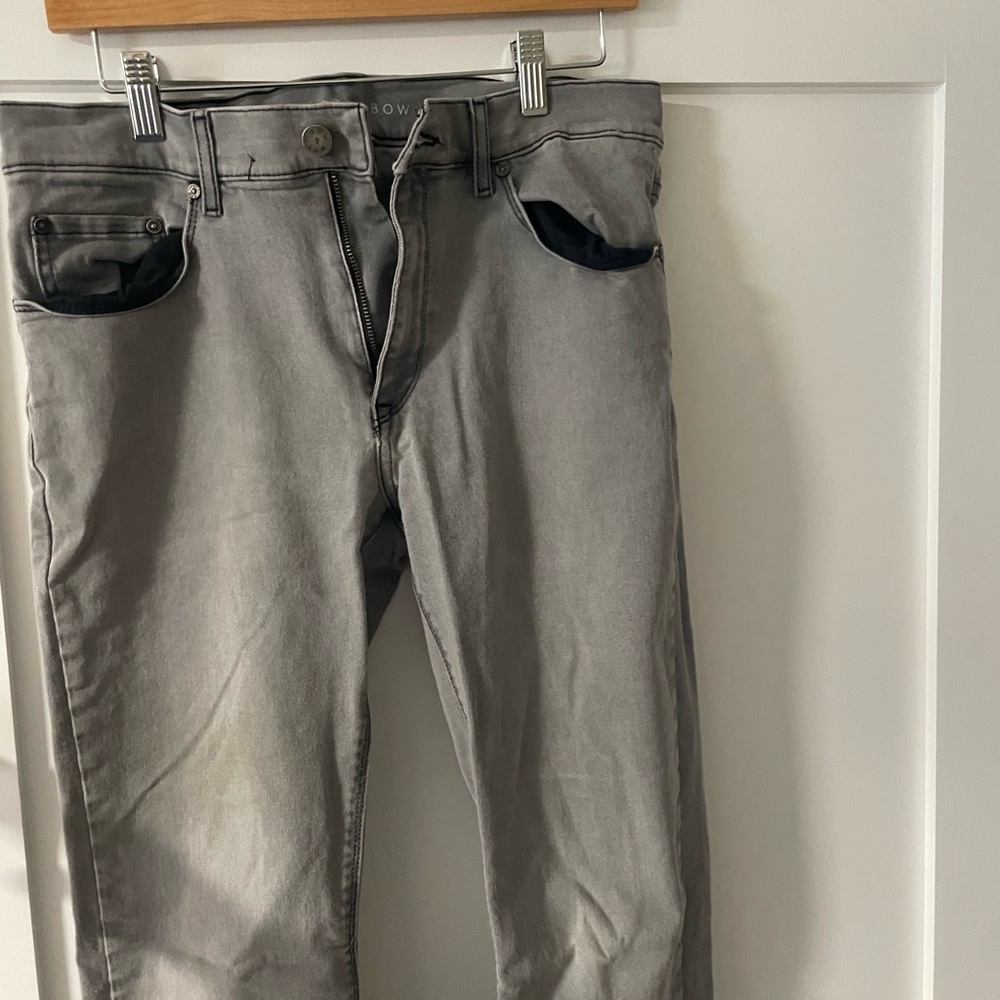 Mott and Bow grey slim fit 33 x 32 jeans